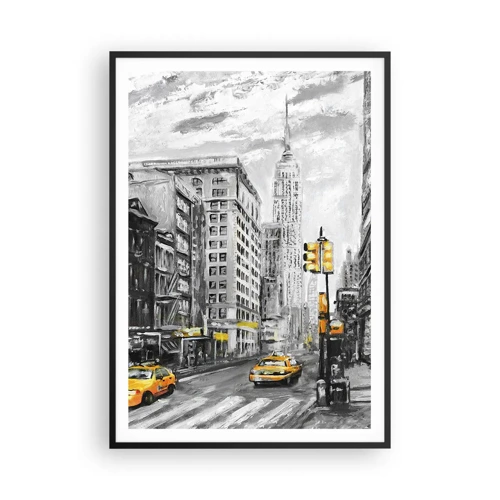 Plakát v černém rámu - Newyorský příběh - 70x100 cm