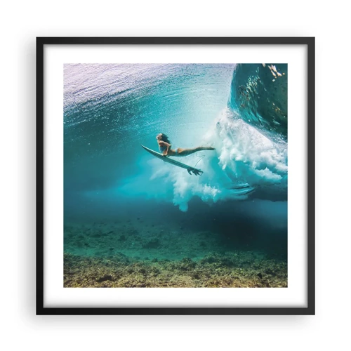 Plakát v černém rámu - Podmořský svět - 50x50 cm