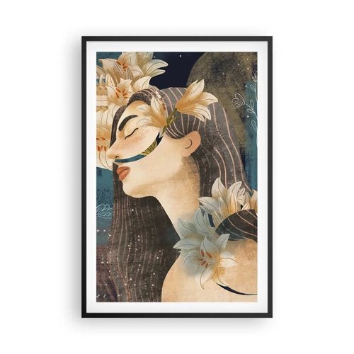 Plakát v černém rámu - Pohádka o princezně s liliemi - 61x91 cm