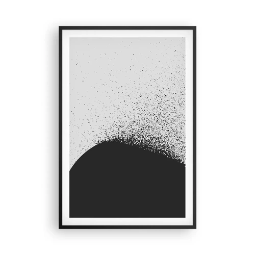 Plakát v černém rámu - Pohyb částic - 61x91 cm