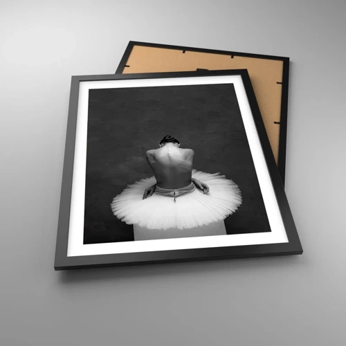 Plakát v černém rámu - Právě kvete - 40x50 cm