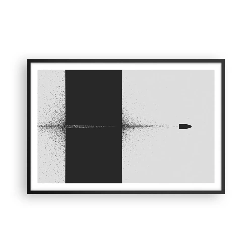 Plakát v černém rámu - Přímo k cílu - 91x61 cm