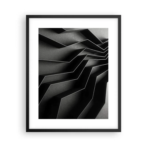 Plakát v černém rámu - Prostorový pořádek - 40x50 cm