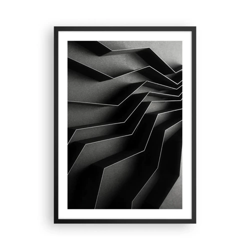 Plakát v černém rámu - Prostorový pořádek - 50x70 cm