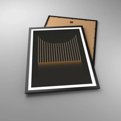 Plakát v černém rámu - Prozkoumat temnotu - 50x70 cm