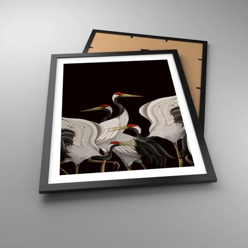 Plakát v černém rámu - Ptačí záležitosti - 40x50 cm