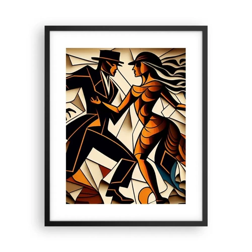 Plakát v černém rámu - Tanec vřelosti a vášně - 40x50 cm