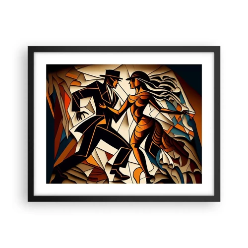 Plakát v černém rámu - Tanec vřelosti a vášně - 50x40 cm