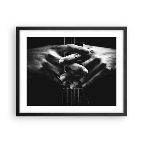 Plakát v černém rámu - Umělcova modlitba - 50x40 cm
