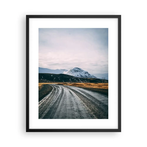 Plakát v černém rámu - V islandském stylu - 40x50 cm