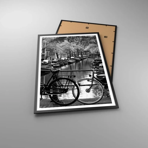 Plakát v černém rámu - Velmi nizozemský výhled - 61x91 cm