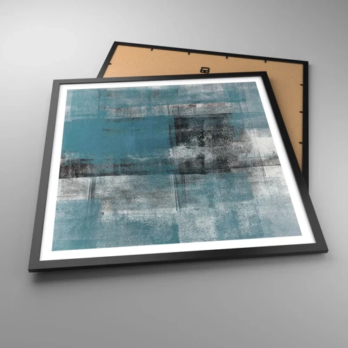 Plakát v černém rámu - Voda a vzduch - 60x60 cm