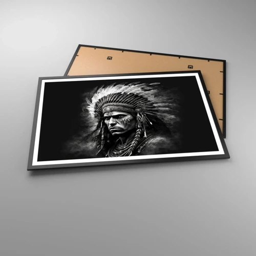 Plakát v černém rámu - Vůdce a bojovník - 91x61 cm