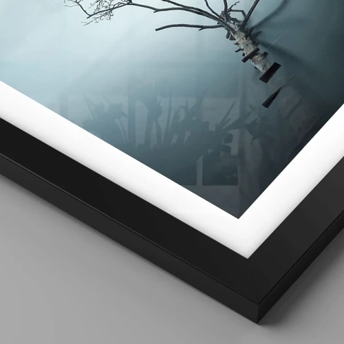 Plakát v černém rámu - Z vody a mlhy - 30x40 cm