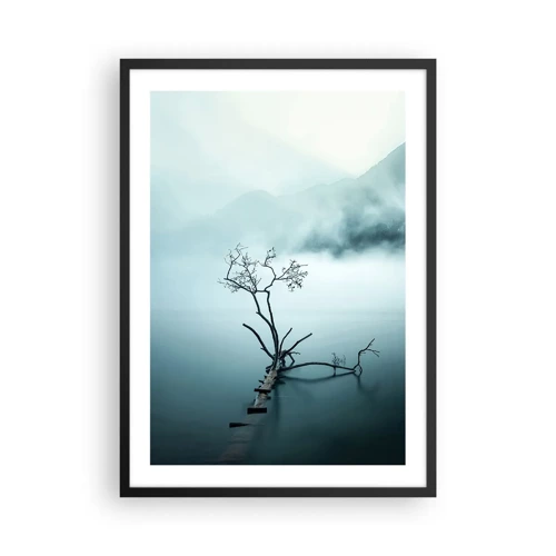 Plakát v černém rámu - Z vody a mlhy - 50x70 cm