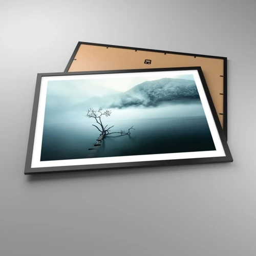 Plakát v černém rámu - Z vody a mlhy - 70x50 cm
