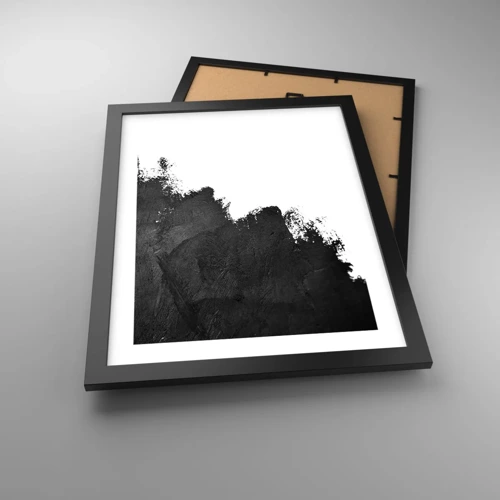 Plakát v černém rámu - Živly: země - 30x40 cm