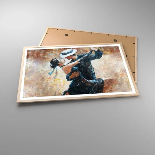 Plakát v rámu světlý dub - A la Rudolf Valentino - 91x61 cm