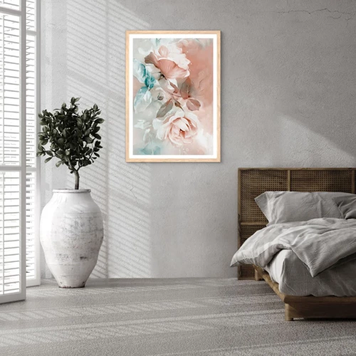 Plakát v rámu světlý dub - Duch romantismu - 30x40 cm