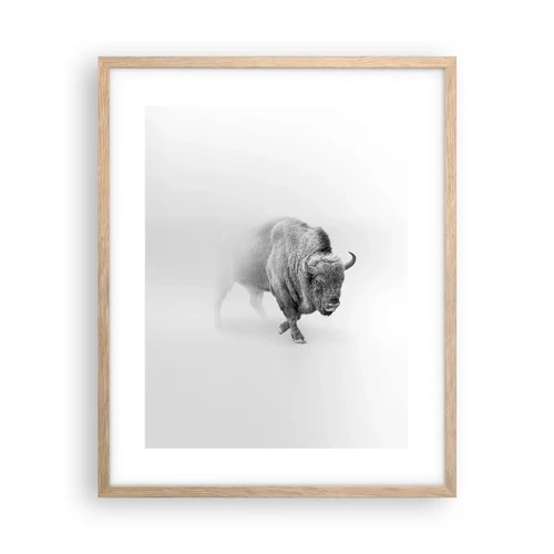 Plakát v rámu světlý dub - Král prérie - 40x50 cm