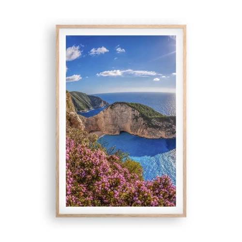 Plakát v rámu světlý dub - Moje velké řecké prázdniny - 61x91 cm