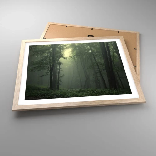 Plakát v rámu světlý dub - Než se probudí - 50x40 cm