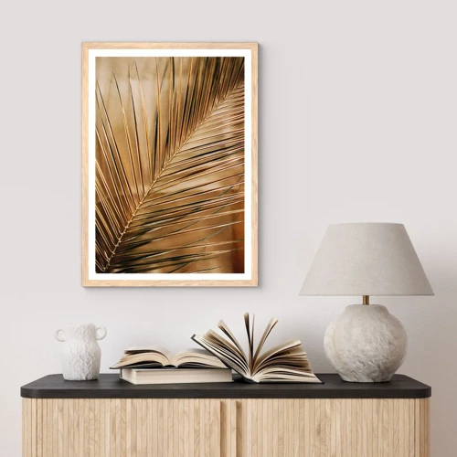 Plakát v rámu světlý dub - Přírodní kolonáda - 70x100 cm