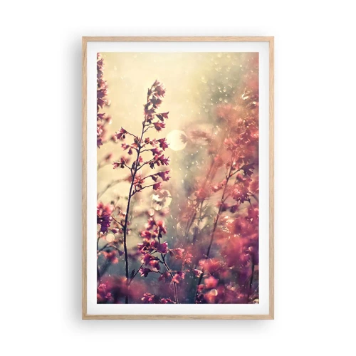 Plakát v rámu světlý dub - Tajná zahrada - 61x91 cm