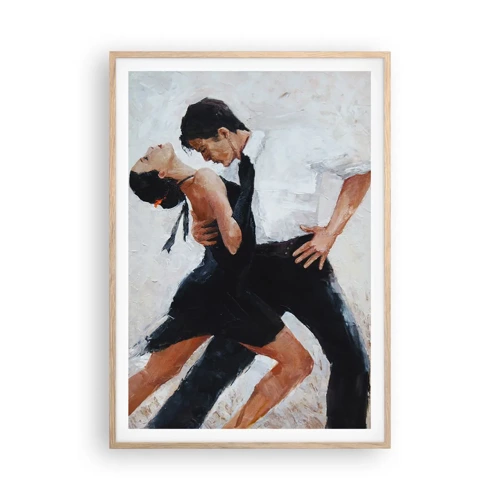 Plakát v rámu světlý dub - Tango mých tužeb a snů - 70x100 cm
