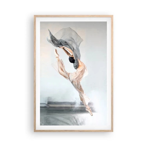 Plakát v rámu světlý dub - V tanečním vytržení - 61x91 cm