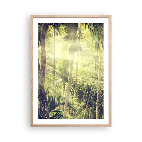 Plakát v rámu světlý dub - V zeleném žáru - 50x70 cm