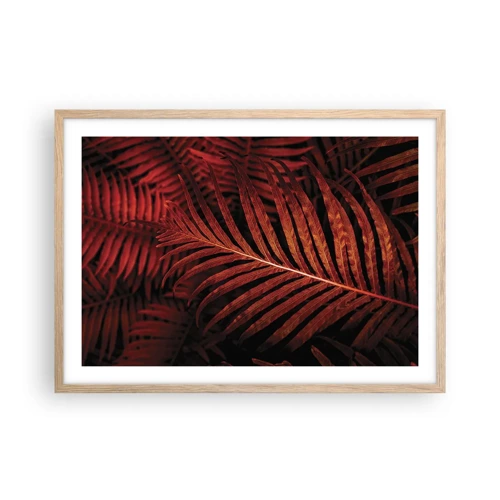 Plakát v rámu světlý dub - Žár života - 70x50 cm