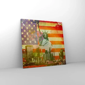 Obraz na plátně - Viva America! - 70x70 cm