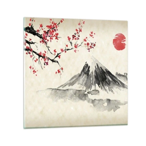 Obraz na skle - Zamilujte se do Japonska - 30x30 cm