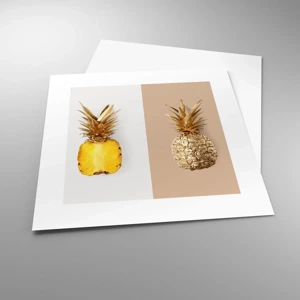 Plakát - Ananas pro nás - 30x30 cm