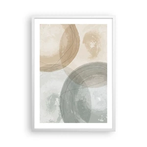 Plakát v bílém rámu - Pronikání světů - 50x70 cm