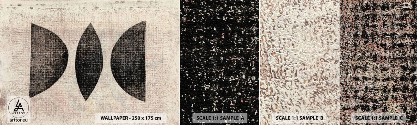 Vzor Fototapety Samolepicí Deluxe Sticker - Etnická abstrakce - Abstrakce, Kus, Moderní umění - 100x30 cm