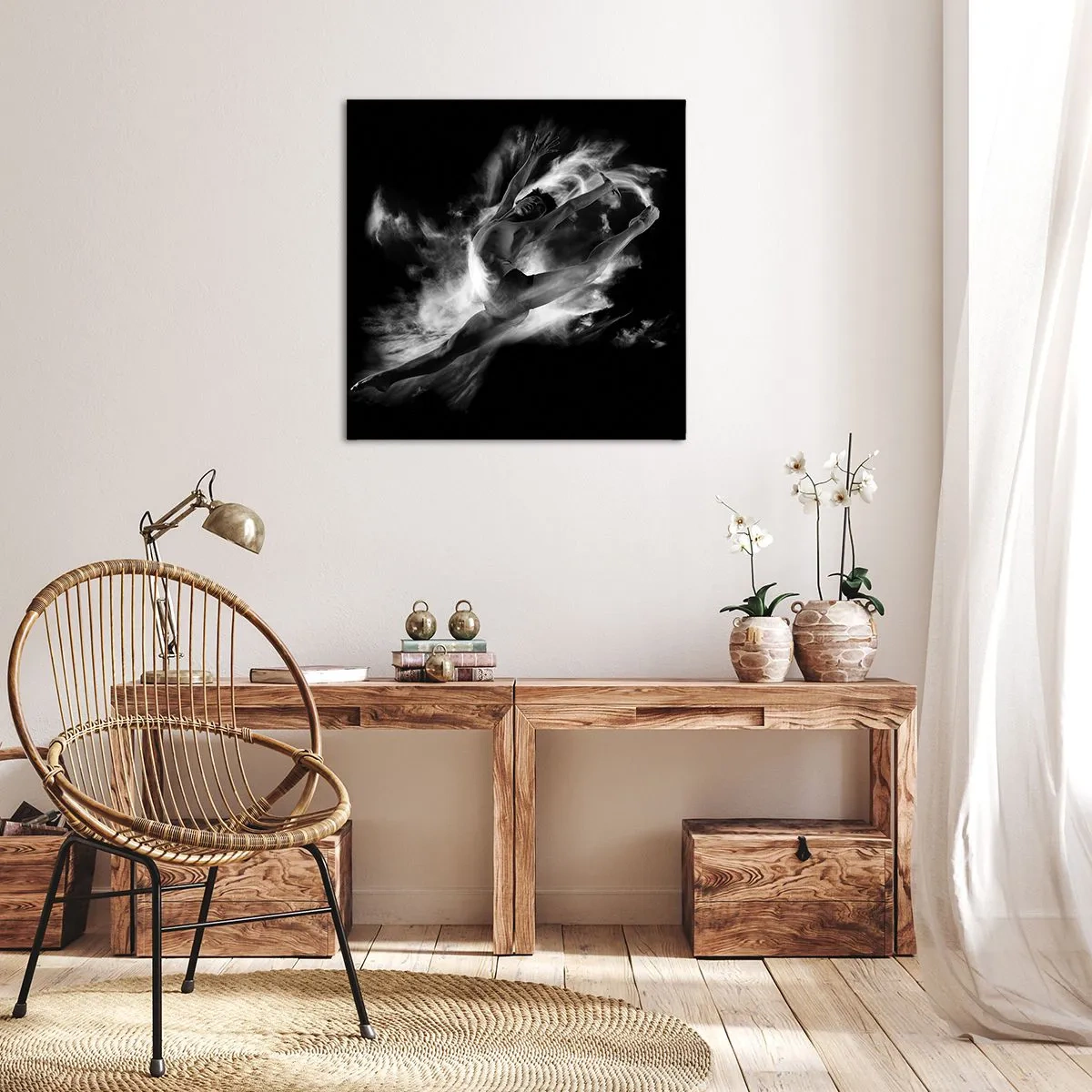 Obraz na plátně - Zastaven za letu - 70x70 cm