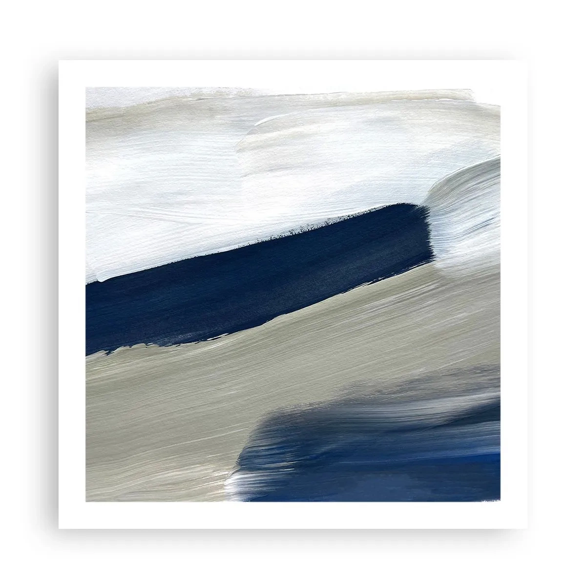 Plakát - Setkání s bílou - 60x60 cm