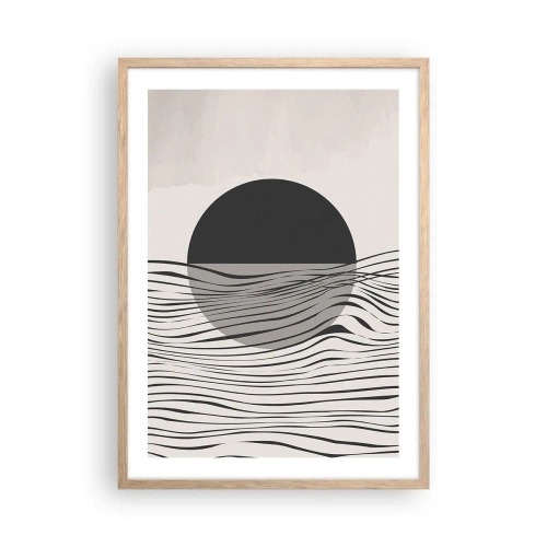 Plakát v rámu světlý dub - Poloviční kompozice - 50x70 cm