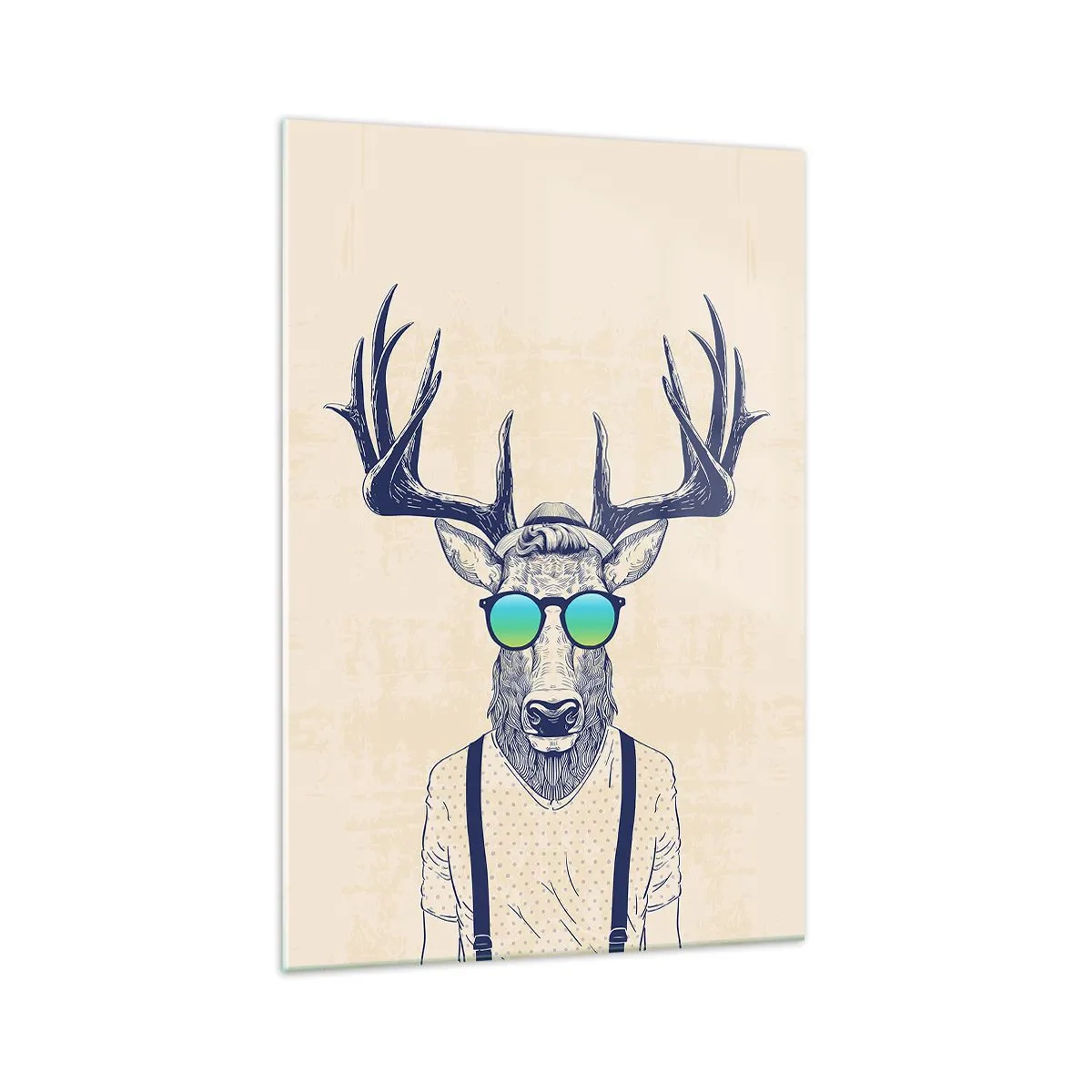 Obraz na skle - A koho jsi čekal? - 70x100 cm