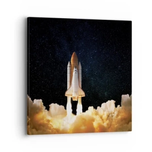 Obraz na plátně - Ad astra! - 40x40 cm