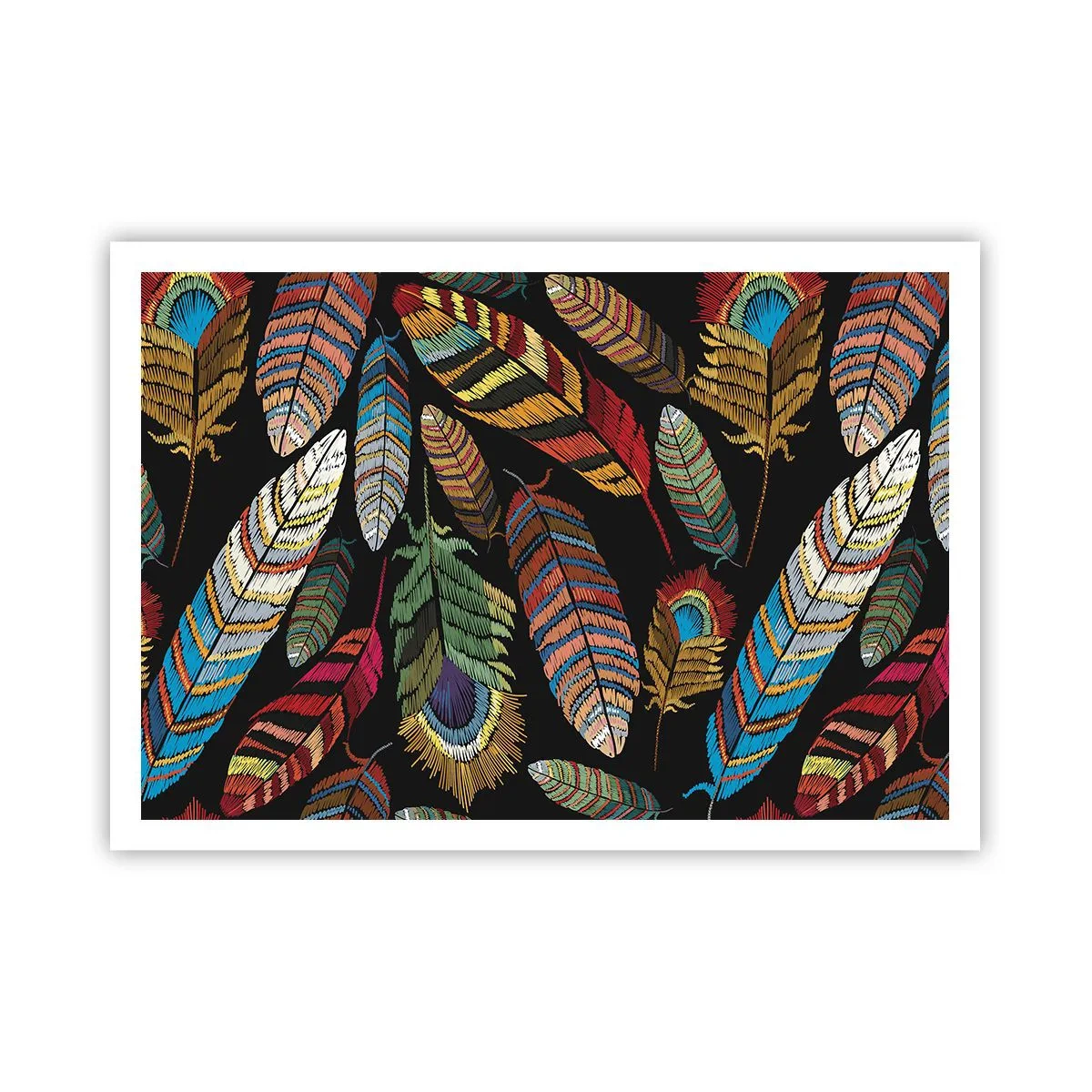 Plakát - Ptačí karneval - 100x70 cm