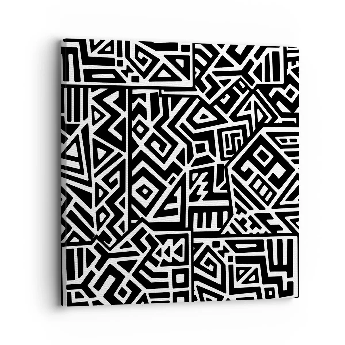 Obraz na plátně - Předkolumbovská kompozice - 30x30 cm