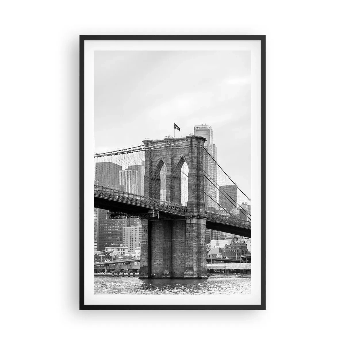 Plakát v černém rámu - Newyorské zázraky - 61x91 cm