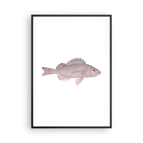 Plakát v černém rámu - Ryba s velkýma očima - 70x100 cm