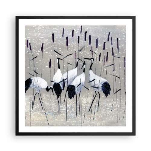 Plakát v černém rámu - Mezi svými - 60x60 cm