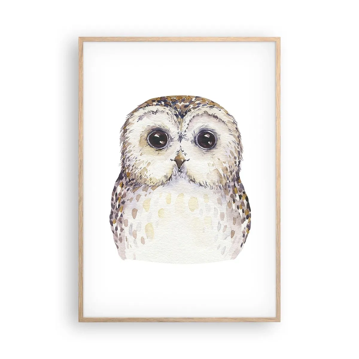 Plakát v rámu světlý dub - Podívej se mi do očí - 70x100 cm