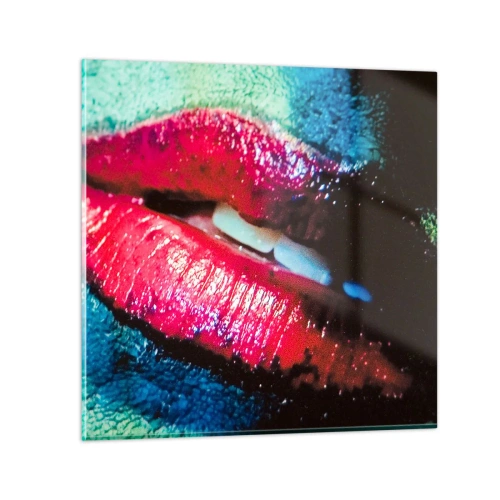 Obraz na skle - Smyslné a znepokojivé - 30x30 cm