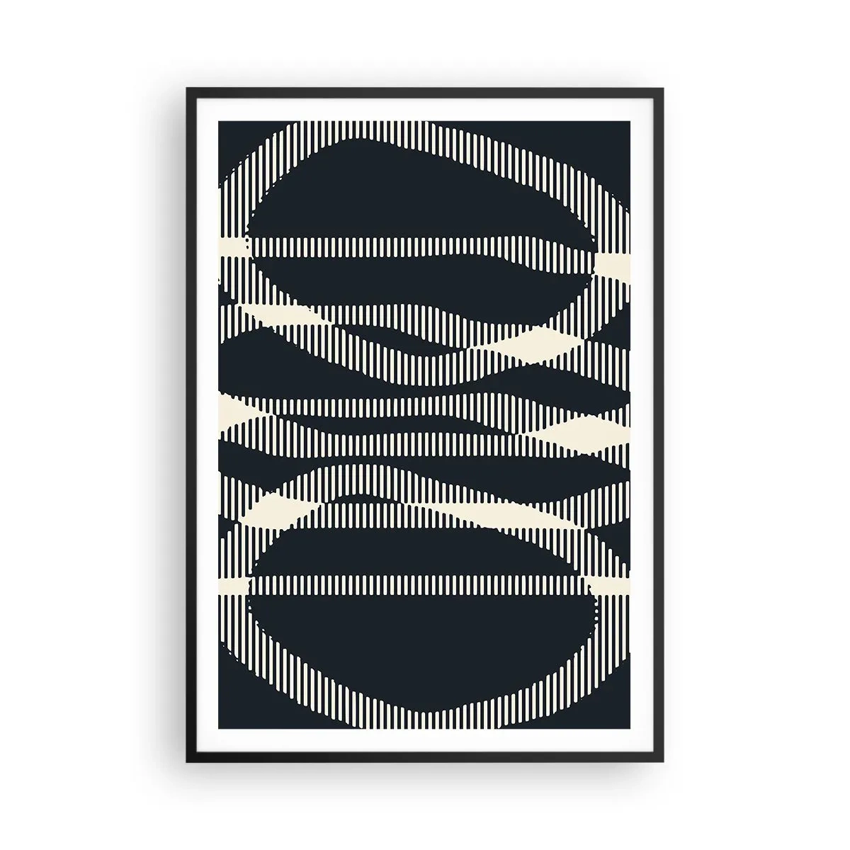 Plakát v černém rámu - Pokus o prolomení temnoty - 70x100 cm